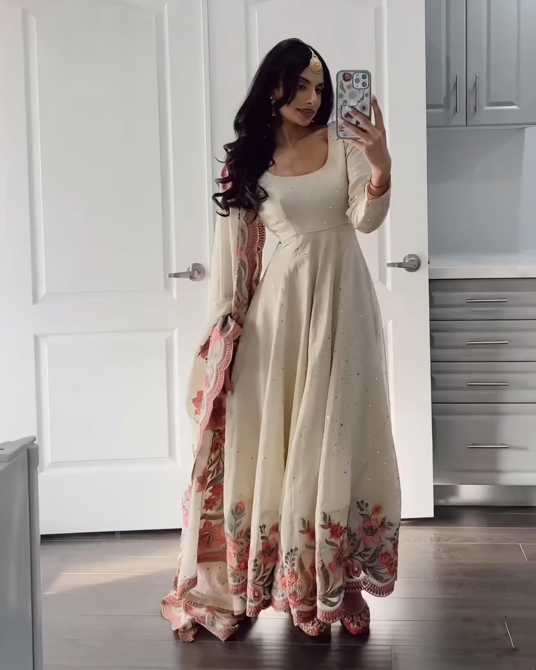 Krishna Fashion Heavy Pure Vichitra Silk Gown