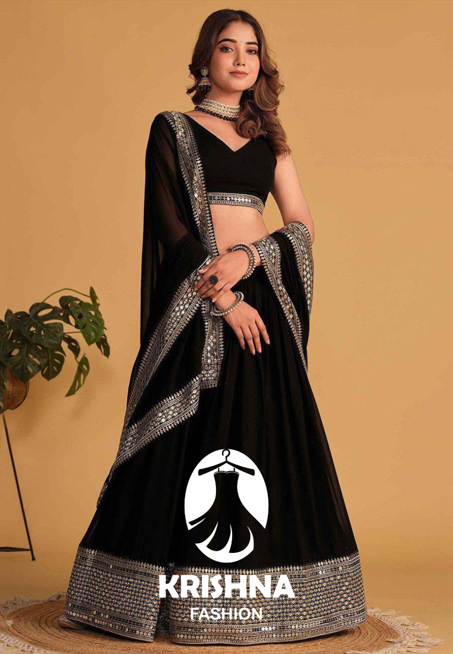 Designer Lehenga Choli Set for Women | Premium Partywear Ethnic Outfit KFT-6055