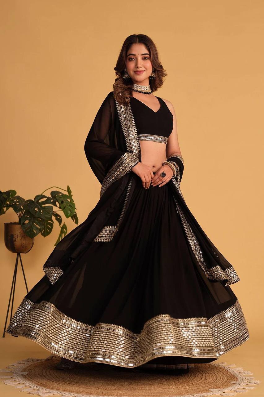 Designer Lehenga Choli Set for Women | Premium Partywear Ethnic Outfit KFT-6055