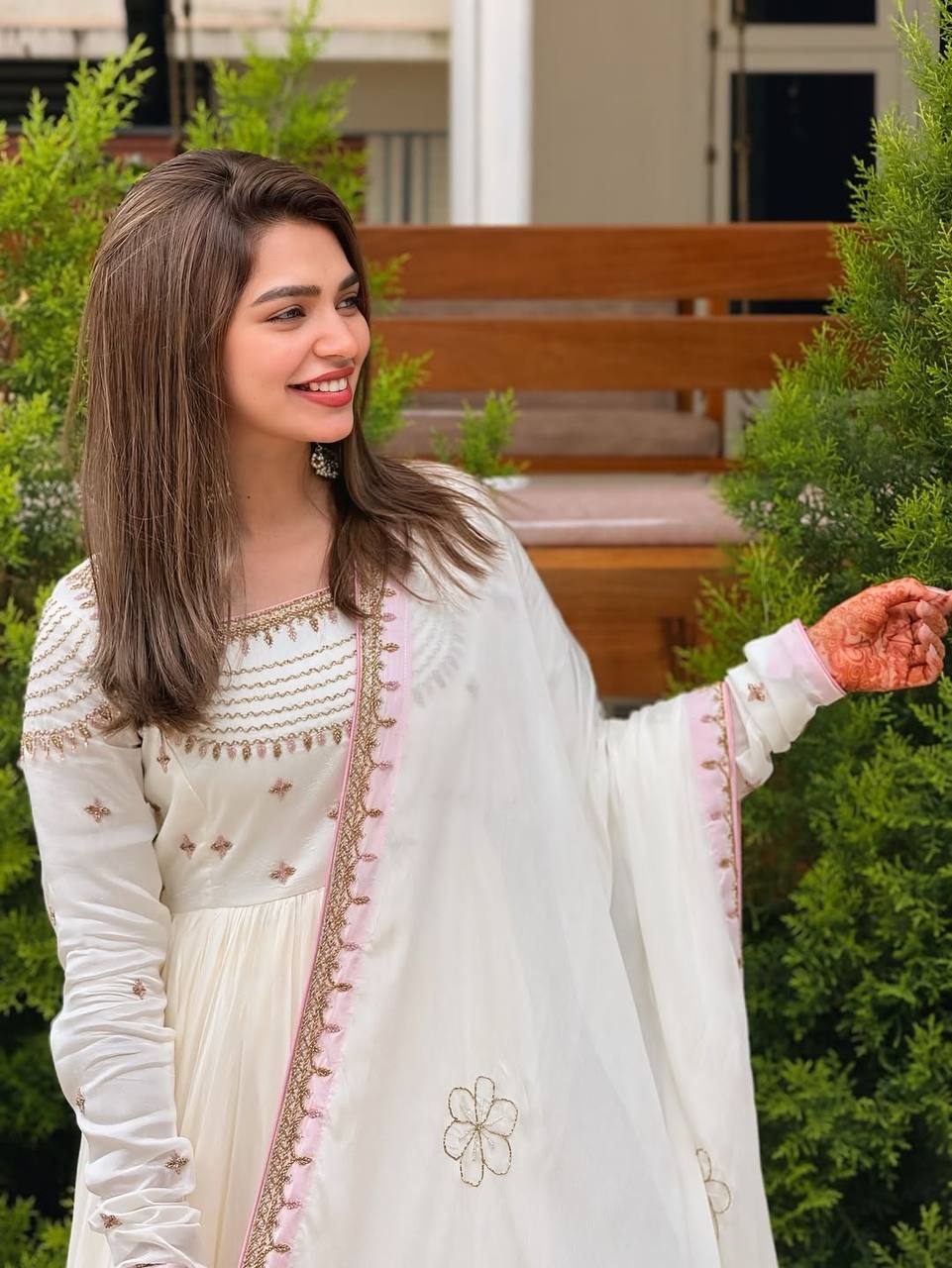 Designer Party Wear Embroidered Georgette Gown Set with Dupatta – Fully Stitched | KFZF-426
